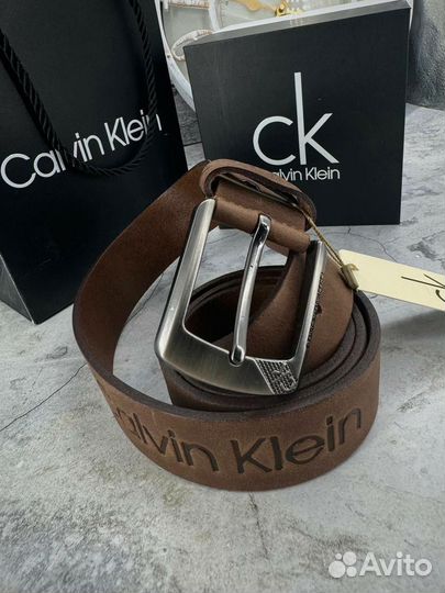 Кожаный ремень Calvin Klein