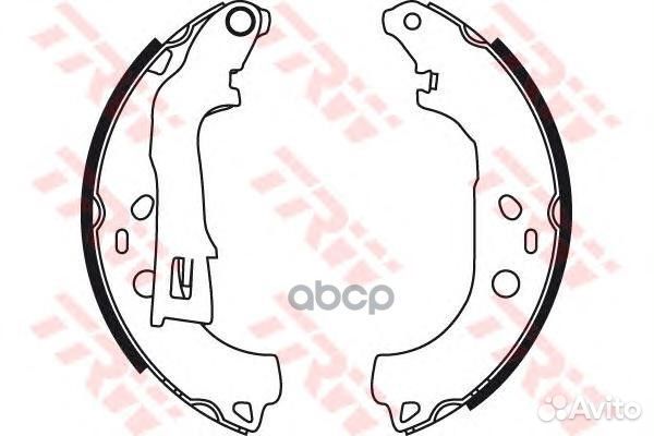 Колодки тормозные барабанные TRW GS8738 GS8738 TRW