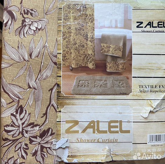 Штора для ванной новая