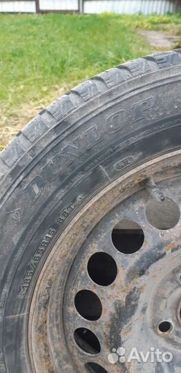 Резина зимняя на дисках R-15 от Опеля Корсы