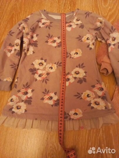 Тёплое платье для девочки