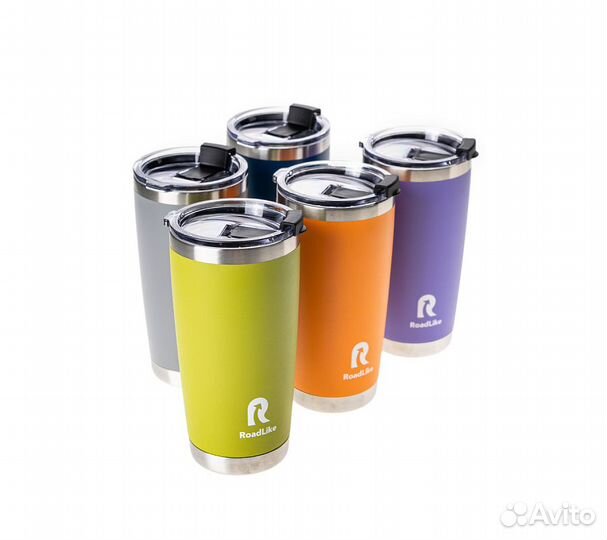 Термокружка RoadLike City Mug 570мл, оранжевый