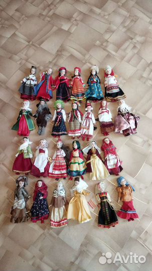 Куклы в национальных платьях