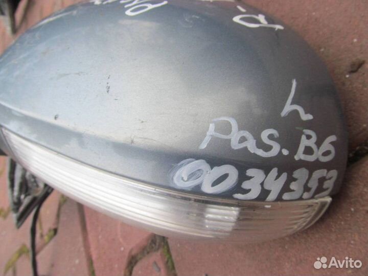 Зеркало левое Volkswagen Passat B6 2006-2011