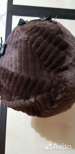 Берет из стиженной норки