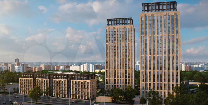 2-к. квартира, 72,5 м², 19/23 эт.