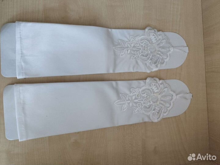 Перчатки свадебные