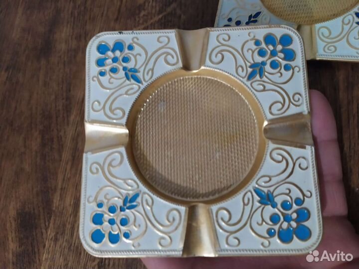 Пепельница СССР эмаль