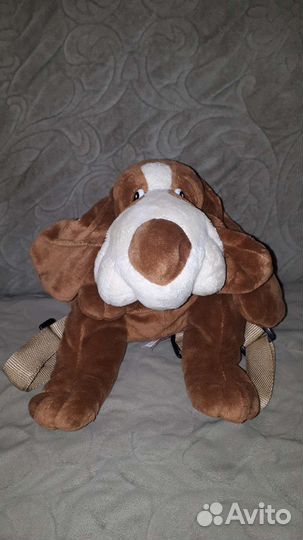 Мягкая игрушка рюкзак в виде собака