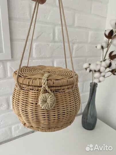 Сумка плетеная zara