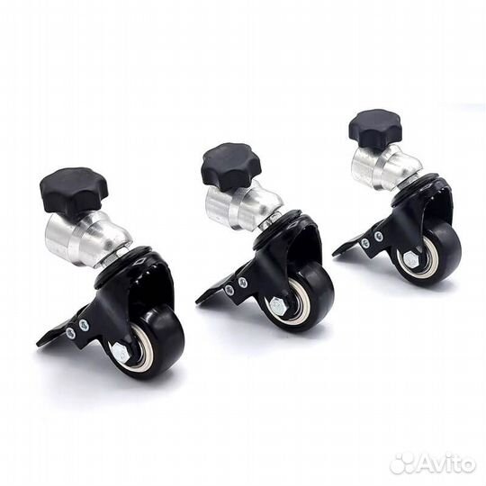 Ролики B-22Т для студийных стоек 3 шт. с тормозом