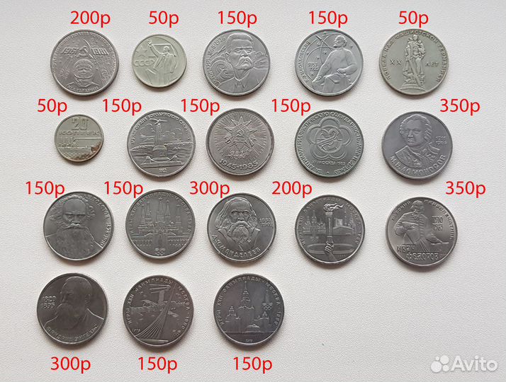 Юбилейные монеты СССР