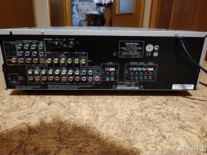 Av ресивер onkyo tx-sr304e