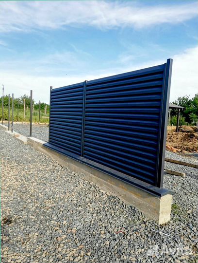 Забор жалюзи