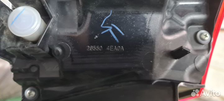 Фонарь Nissan Qashqai 2013-2019 265504EA0A J11, за