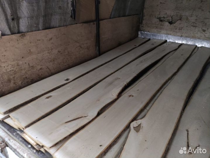 Доска необрезная Липа. Стиль Леший