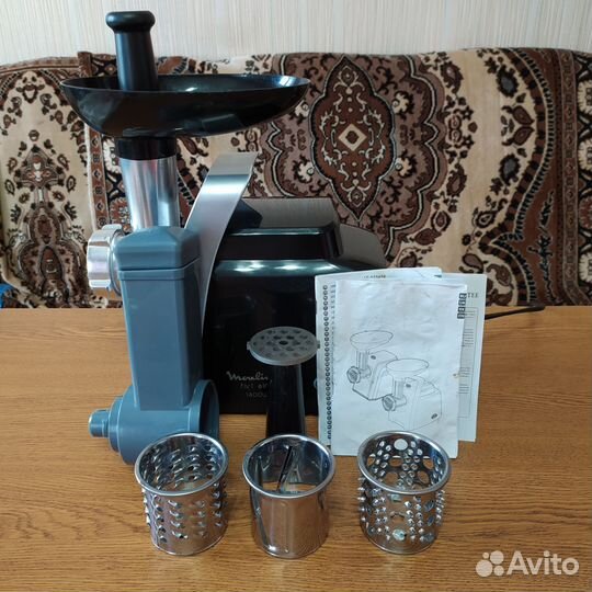 Мясорубка moulinex hv1 (6in1)