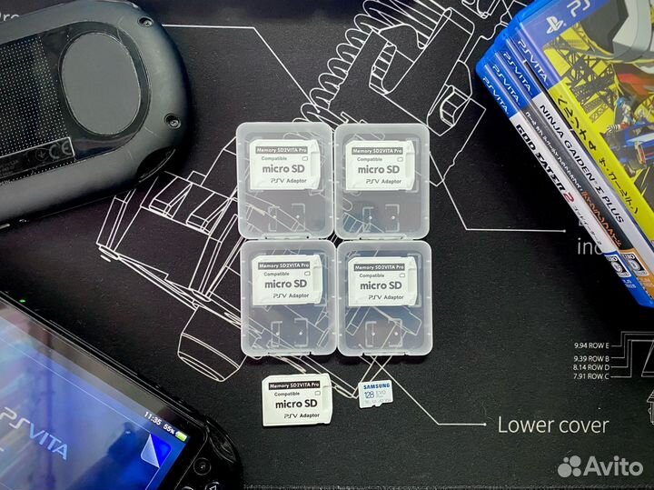 Переходники SD2vita под Micro SD для PS Vita
