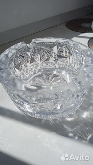 Хрустальная пепельница