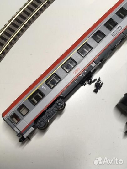 Железная дорога 9 мм N 1/ 160 вагоны