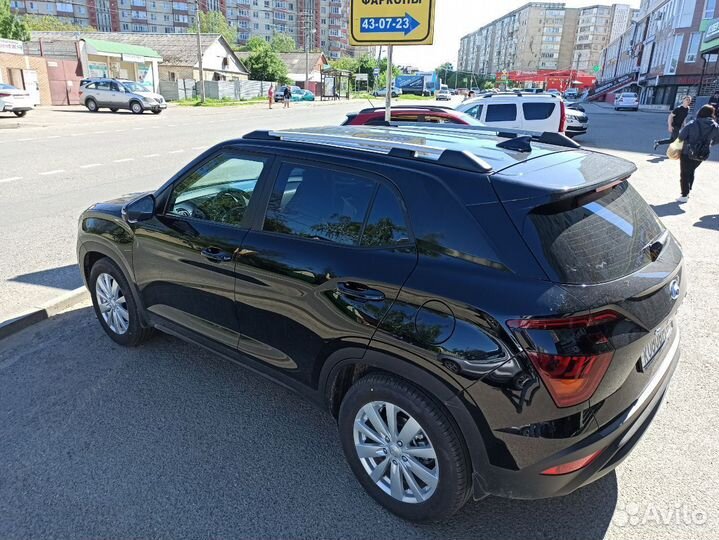 Рейлинги на крышу hyundai creta 2022