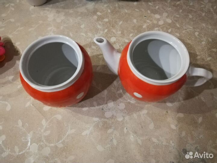 Заварочный чайник парник и сахарница