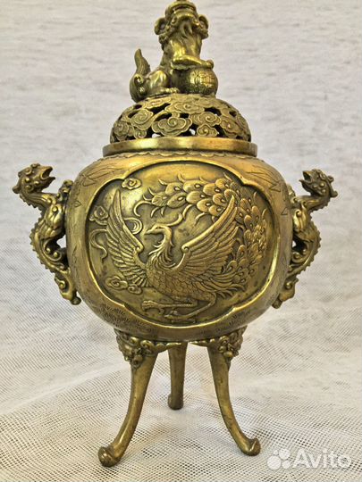 Бронзовая курительница