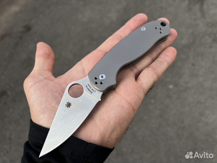 Нож Spyderco paramilitary 3 Титан