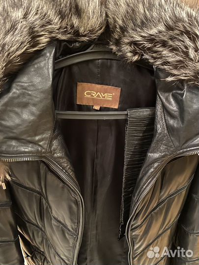 Пуховик зимний женский 42 44 пух перо