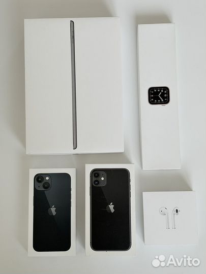 Коробка от iPhone, iPad, Apple Watch, AirPods