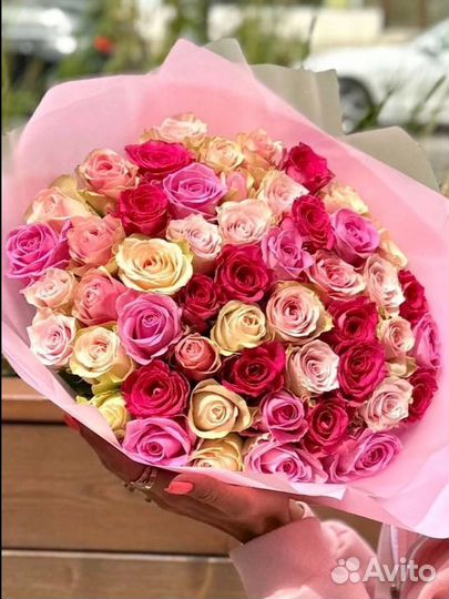 Розы 51 шт кения