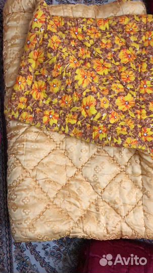 Одеяло новое пуховое и шерстеное