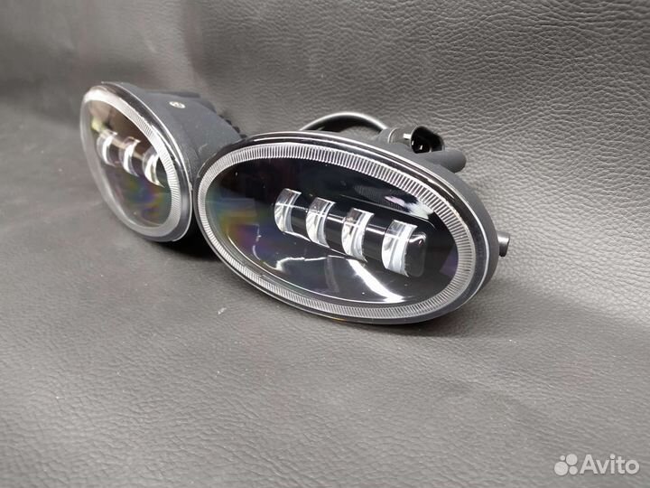 LED туманки для Honda 2 режима Белый/Желтый