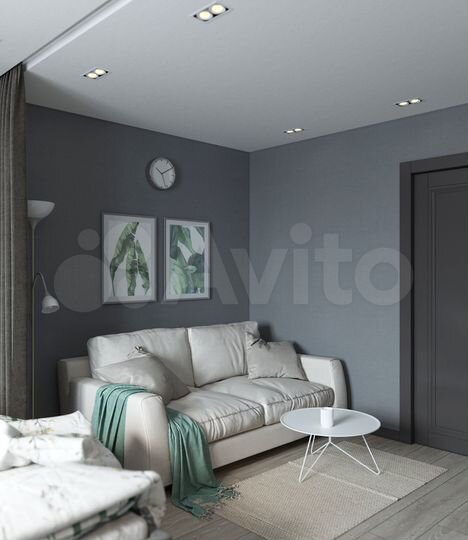 2-к. квартира, 60 м², 4/10 эт.