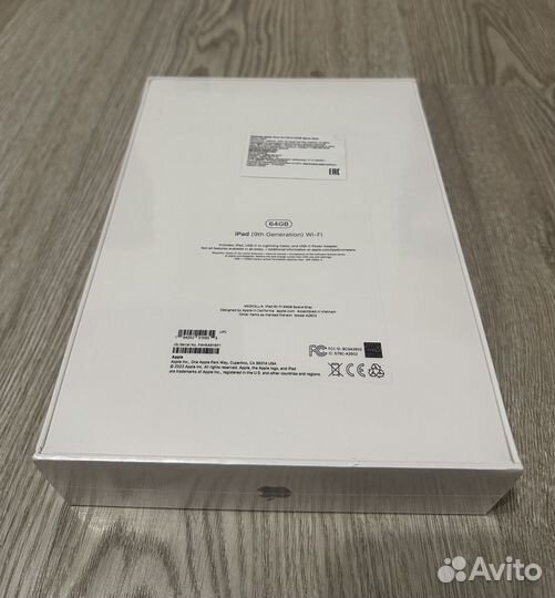 Новый iPad 9,64GB Wi-Fi