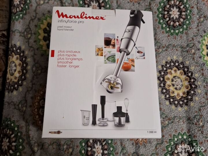 Блендер погружной moulinex infinyforce pro