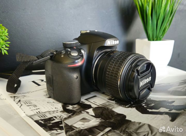 Фотокамера Nikon d3200 / Объектив nikon 18-55mm