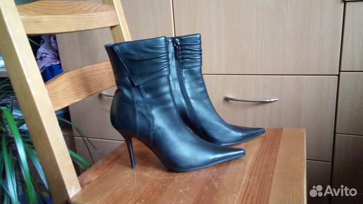 Calipso. Кожа натуральная. Ботильоны