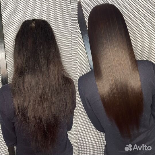 Кератиновое выпрямление волос и ботокс