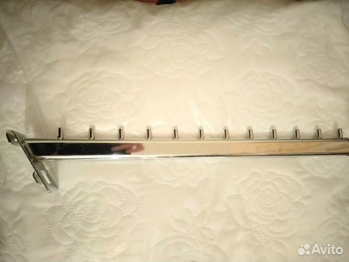 Вешалки деревянные для брюк+кронштейны, 12 штырько