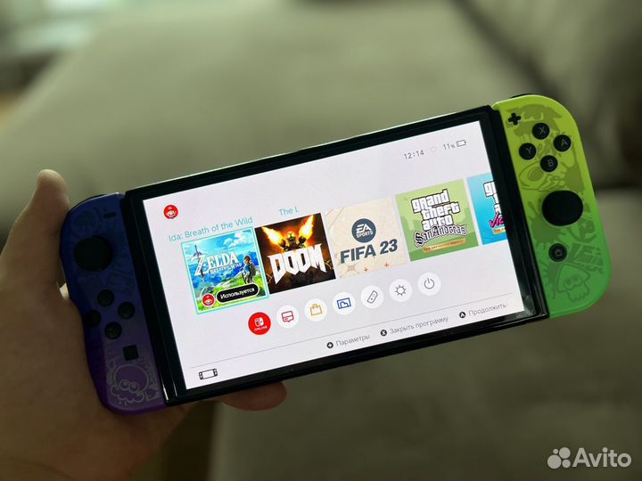 Nintendo switch oled прошитая + 256 samsung