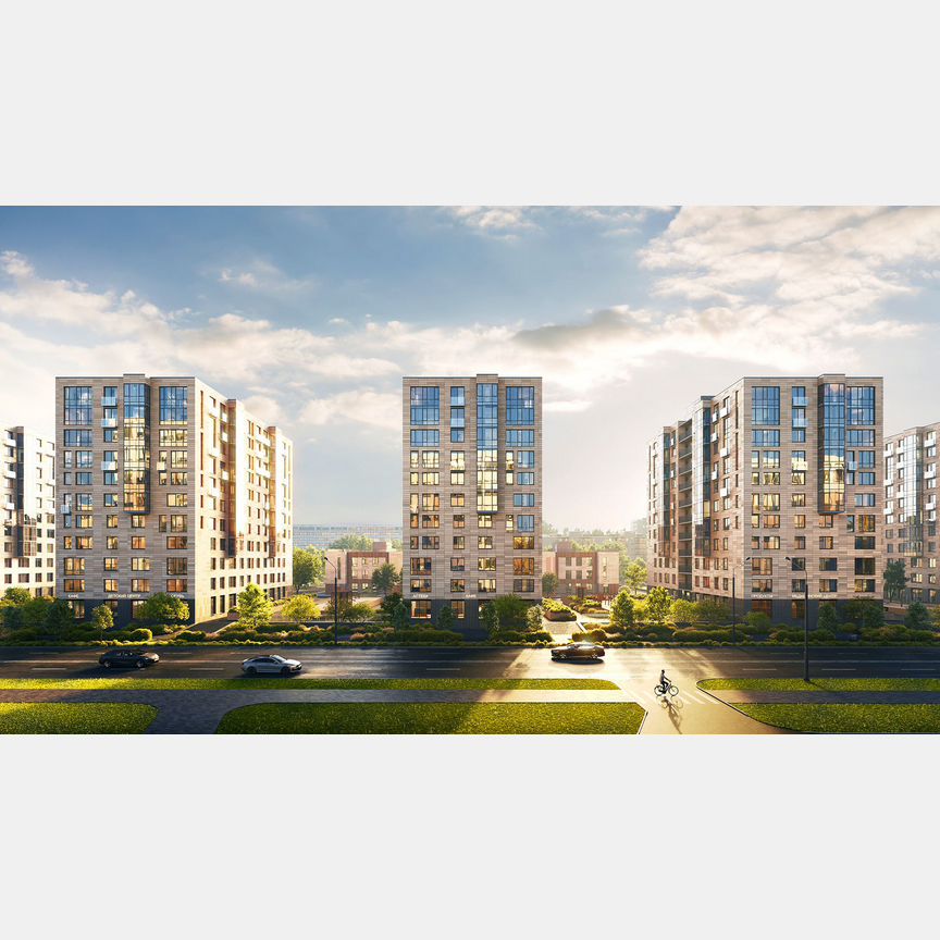 2-к. квартира, 68,8 м², 7/11 эт.