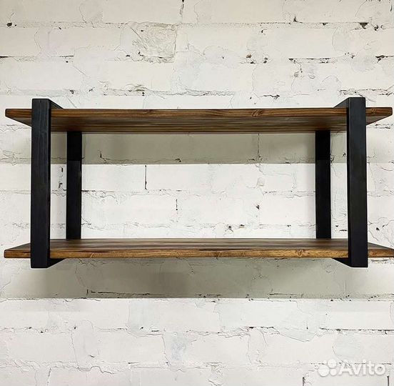 Полка настенная в стиле Лофт