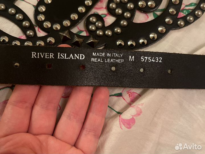 Ремень женский натуральная кожа river island