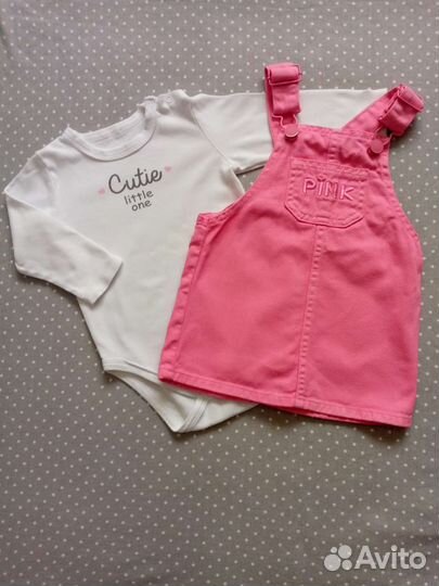 Вещи пакетом на девочку 74-80