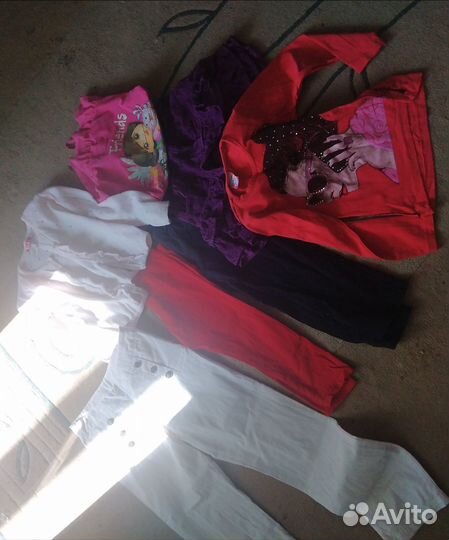 Детские вещи пакетом для девочек 116 122