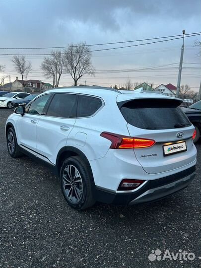 Hyundai Santa Fe 2.2 AT, 2019, 74 500 км