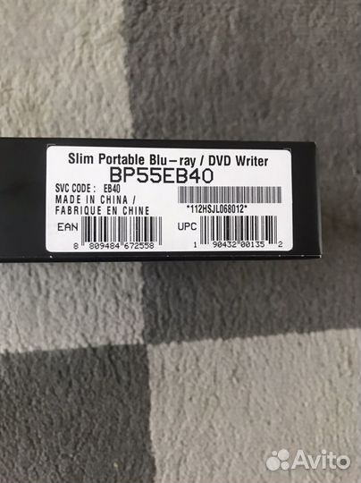 LG BP55EB40 привод Slim Portable blu-ray writer