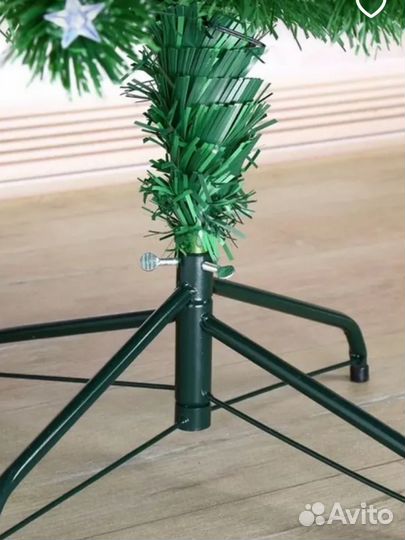 Продам елку пвх 1,5 метра со встроенной гирляндой