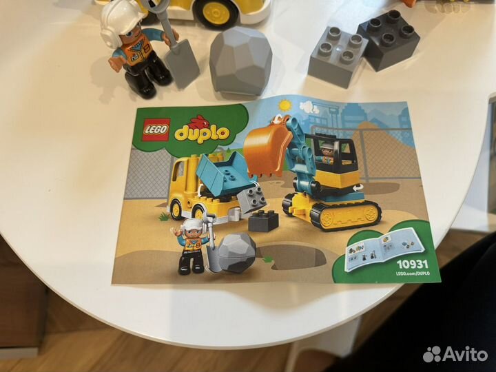 Lego duplo 10931 Грузовик и экскаватор